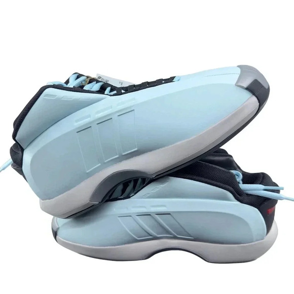 New Adidas Crazy 1 Ice Blue Sneaker Shoes Supplier Color Core Black Mens Sz 10.5 main image 5